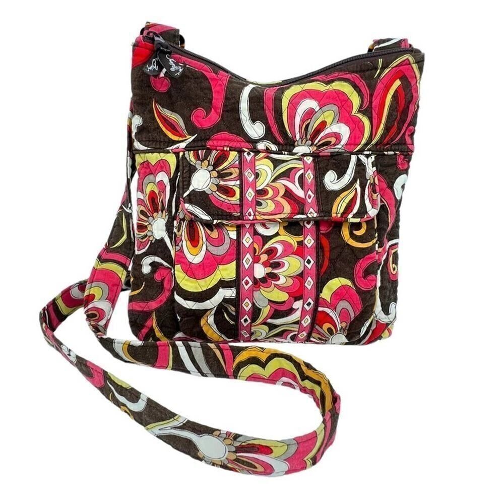 Vera Bradley Puccini Retired Pattern Hipster Crossbody Messenger Shoulder Bag
